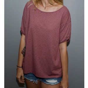 Forever 21 Striped Loose Shirt